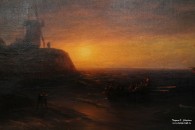 И.К. Айвазовский (1817 - 1900). Закат на море. 1878 г. Фрагмент. Фото Татьяны Шепелевой