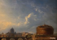 А.П. Боголюбов (1824 - 1896). Замок св. Ангела в Риме. 1859 г. Фрагмент. Фото Татьяны Шепелевой