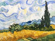 Винсент Ван Гог. Пшеничное поле с кипарисами