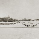 Пожарное депо и часовня Крестовоздвиженского монастыря. Фото М.П. Дмитриева. Нач