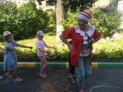 ''Детям на радость''. Дракоша во главе с Буратино. Библиотека им. А. Гайдара. Август 2023 года