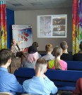 ''Черный квадрат'' – это протест...'' Арт-менеджер галереи современного искусства ''9Б'' Анастасия Бирюкова увлеченно рассказывает о современном искусстве. ЦРДБ им. А. Пешкова. 19 мая 2023 года