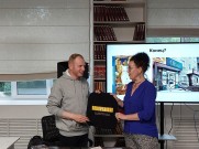 ''Мифология в городе НН''. Фирменный библиотечный мерч - на память о встрече. ЦРБ им. Ф.М. Достоевского. 25 августа 2023 года