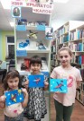''Имя крылатое – Чкалов''. Участники творческой студии ''Муравьишка'' демонстрируют свои работы. Библиотека им. В. Дубинина. 1 февраля 2024 года