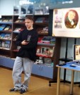 ''Памяти И.А.Крылова''. Студент Нижегородского Губернского колледжачитает одну из басен И.А.Крылова. Библиотека им. А. Гайдара. 9 февраля 2024 года
