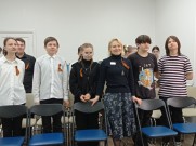 ''Слова, рождённые в огне…'' Проигравших нет. 8 класс школы № 75. Библиотека им. К. Симонова. 6 мая 2024 года