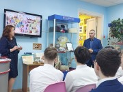 ''За одной партой с Пушкиным''. Выступает председатель  Нижегородской региональной общественной организации ''Национально-культурный центр народов Дагестана'' Алик Магомедович Махсубов. Библиотека им. В. Дубинина. 19 февраля 2024 года