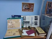 ''За одной партой с Пушкиным''. Выставка книг ''Он – наш поэт! Он – наша слава!''. Библиотека им. В. Дубинина. 19 февраля 2024 года