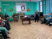 ''О талантливом скульпторе Вере Мухиной''. Сотрудница библиотеки Ирина Катаева рассказывает о детских годах Веры Мухиной. ГБУ КЦСОН Канавинского района г. Н. Новгорода. 19 февраля 2025 года