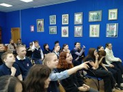 ''Дружба народов: традиции и современность''. Учащиеся 6 класса школы № 64 отвечают на вопросы викторины ''Единый народ — единая страна''. ЦРДБ им. А. Пешкова. 22 апреля 2026 года