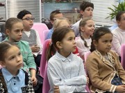 Космическая одиссея ''Ключ на старт!'' Участники отвечают на вопросы ''Космической викторины''. Библиотека им. В. Дубинина. 10 апреля 2026 года