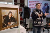 ''Мемориальные места писателя Е.Н. Чирикова в картинах Нины и Александра Куликовских''. Михаил Александрович Чириков начинает свой рассказ. ЦРБ им. Ф.М. Достоевского. 18 января 2026 года