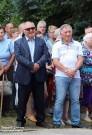 Сыновья О.Х. Шарадзе Константин и Валерий на церемонии открытия памятника их знаменитому отцу. Фото Татьяны Шепелевой. 2 августа 2023 года