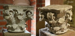 Капитель колонны Спасо-Преображенского (?) собора в кремле. Камень, резьба. Фото Татьяны Шепелевой. 24 сентября 2014 года