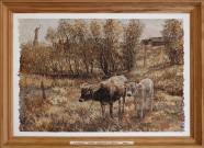 Александр Николаевич Юрков. Бычки Аввакум и Никон. 2005
