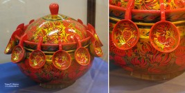 Братина с навесными ковшами. 2010 год. Автор Николай Александрович Гущин. Фото Татьяны Шепелевой