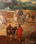 Йоос де Момпер (1564 – 1635). Ян Брейгель Младший (1601 – 1678). Путешествующие торговцы и отдыхающие крестьяне на фоне речного пейзажа. Фрагмент. Фото Татьяны Шепелевой