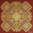 Скатерть ''Солнечный вальс'' (78х78). 2005 г. Худ. Н.В. Харламова. Выставочный зал ЗАО ''Гипюр''. Фото Татьяны Шепелевой. 25 сентября 2015 года