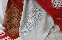 Наволочки. Выставочный зал ЗАО ''Гипюр''. Фото Татьяны Шепелевой. 25 сентября 2015 года