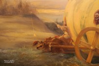 Валерий Багаев. Мелодия уходящей осени. Фрагмент. Холст, масло. 2015. Фото Татьяны Шепелевой
