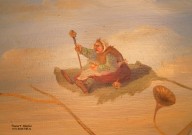 Валерий Багаев. Мелодия уходящей осени. Фрагмент. Холст, масло. 2015. Фото Татьяны Шепелевой