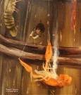 Валерий Багаев. Музыка неиссякаемых кувшинов. Фрагмент. Холст, масло. 2013. Фото Татьяны Шепелевой