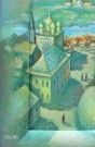 Леонид Колосов. Лунный кот. Фрагмент. Холст, масло. 2017 год. Фото Татьяны Шепелевой