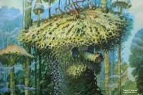 Леонид Колосов. Лесоша. Фрагмент. Холст, масло. 2017 год. Фото Татьяны Шепелевой