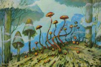 Леонид Колосов. Лесоша. Фрагмент. Холст, масло. 2017 год. Фото Татьяны Шепелевой