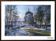 Морозные рефлексы. Акварель. 2010. Худ. Величко В.Н.. Фото Татьяны Шепелевой