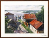 Городецкие дали. Акварель. 2008. Худ. Величко В.Н.. Фото Татьяны Шепелевой