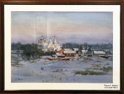 К вечеру. Суздаль. Акварель. 2010. Худ. Величко В.Н.. Фото Татьяны Шепелевой