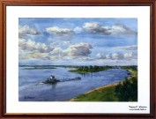 Городец у шлюзов. Акварель. 2008. Худ. Величко В.Н.. Фото Татьяны Шепелевой