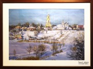 Суздаль. Солнышко. Акварель. 2010. Худ. Величко В.Н.. Фото Татьяны Шепелевой