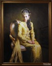 Портрет принцессы Раджа Нор Азвина Бинти Раджа Джафара. Малайзия. Акварель. 2015. Худ. Величко В.Н.. Фото Татьяны Шепелевой