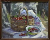 Татьяна Яковлева. Красная смородина. Холст, масло. 2010 год. Фото Татьяны Шепелевой