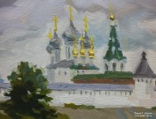 Татьяна Яковлева. Макарьевский монастырь. Фрагмент. Холст, масло. 2007 год. Фото Татьяны Шепелевой