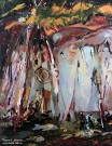 Елена Березина. Белый бык. Фрагмент. 2017