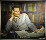 Богданов-Бельский Н.П. (1868 - 1945). Портрет А.М. Горького. 1940. Холст, масло. Фоторепродукция Татьяны Шепелевой