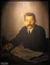 Бродский И.И. (1884 - 1939). М. Горький за письменным столом. Фоторепродукция Татьяны Шепелевой