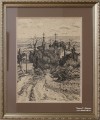 Рудольф Соснин. Печерский монастырь. 1970. Бумага, тушь