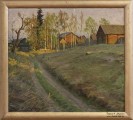 Рудольф Соснин. Майский вечер. 2010. Картон, масло