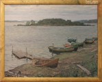 Рудольф Соснин. На озере Селигер. 2010. Холст, масло