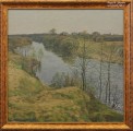 Рудольф Соснин. Линда у деревни Мыс. 2016. Холст, масло
