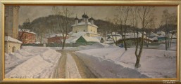 Рудольф Соснин. Март. Гороховец. 2013. ДВП, масло