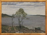 Рудольф Соснин. Ветрено. Селигер. 2010. Холст, масло