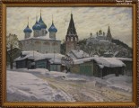 Рудольф Соснин. Гороховец. Зима. 2014. Картон, масло