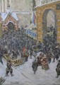 Рудольф Соснин. Нижний базар. Фрагмент. 2011. Холст, масло