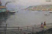 Рудольф Соснин. Весна. Окское ущелье. Фрагмент. 2015. Холст, масло