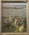 Рудольф Соснин. Похвалинский элеватор. 2015. ДВП, масло
